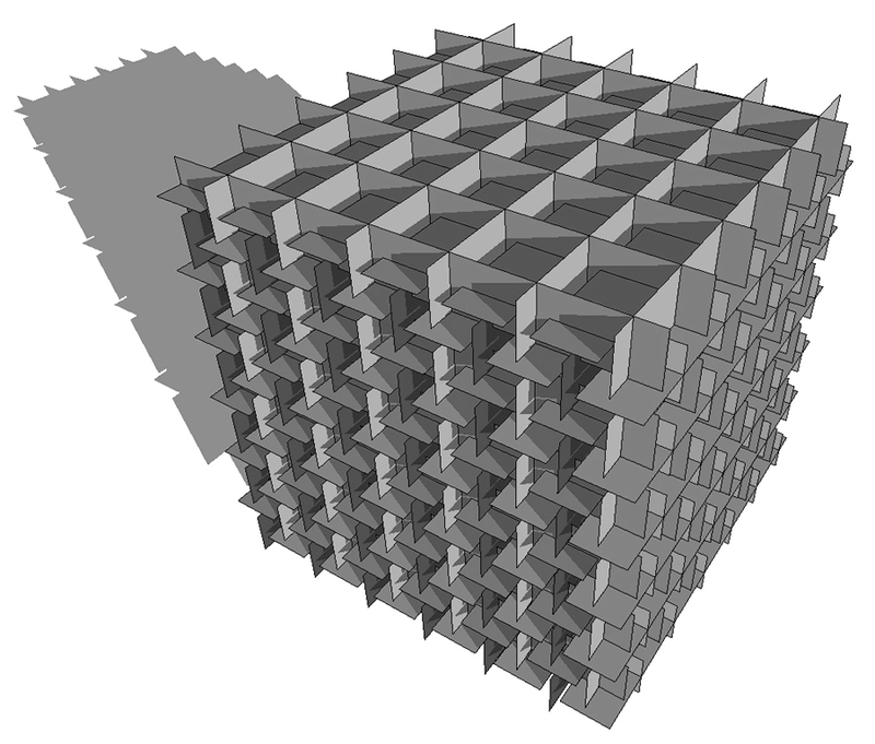Illustration for article titled This Anamorphic Cube Reveals a Different Painting Every Time You Spin It